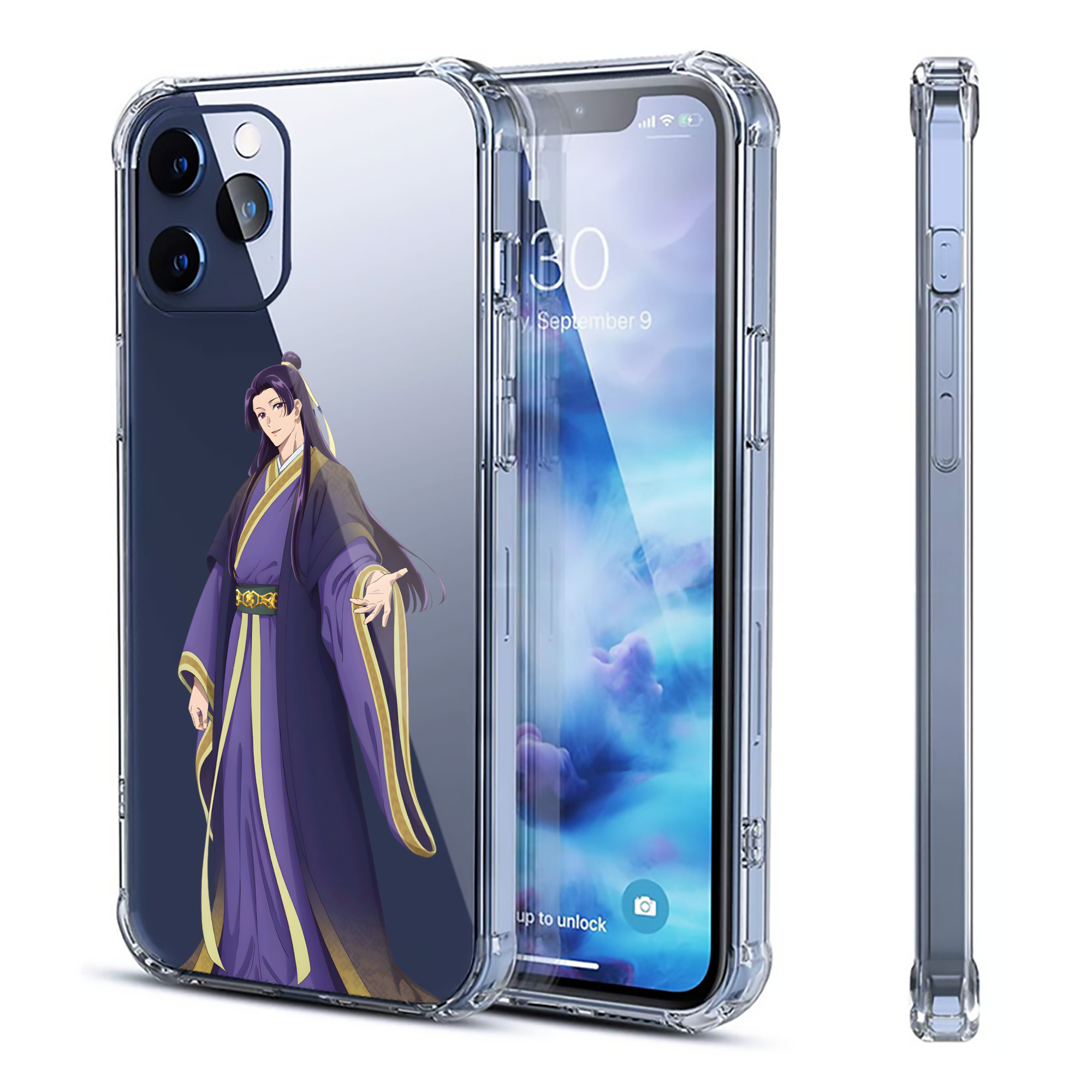 （画像用） 薬屋のひとりごと The Apothecary Diaries 【iPhone 12シリーズ対応】透明スマホケース（クリアソフトケース）